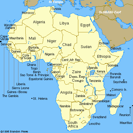 ÁFRICA  (53 paises)